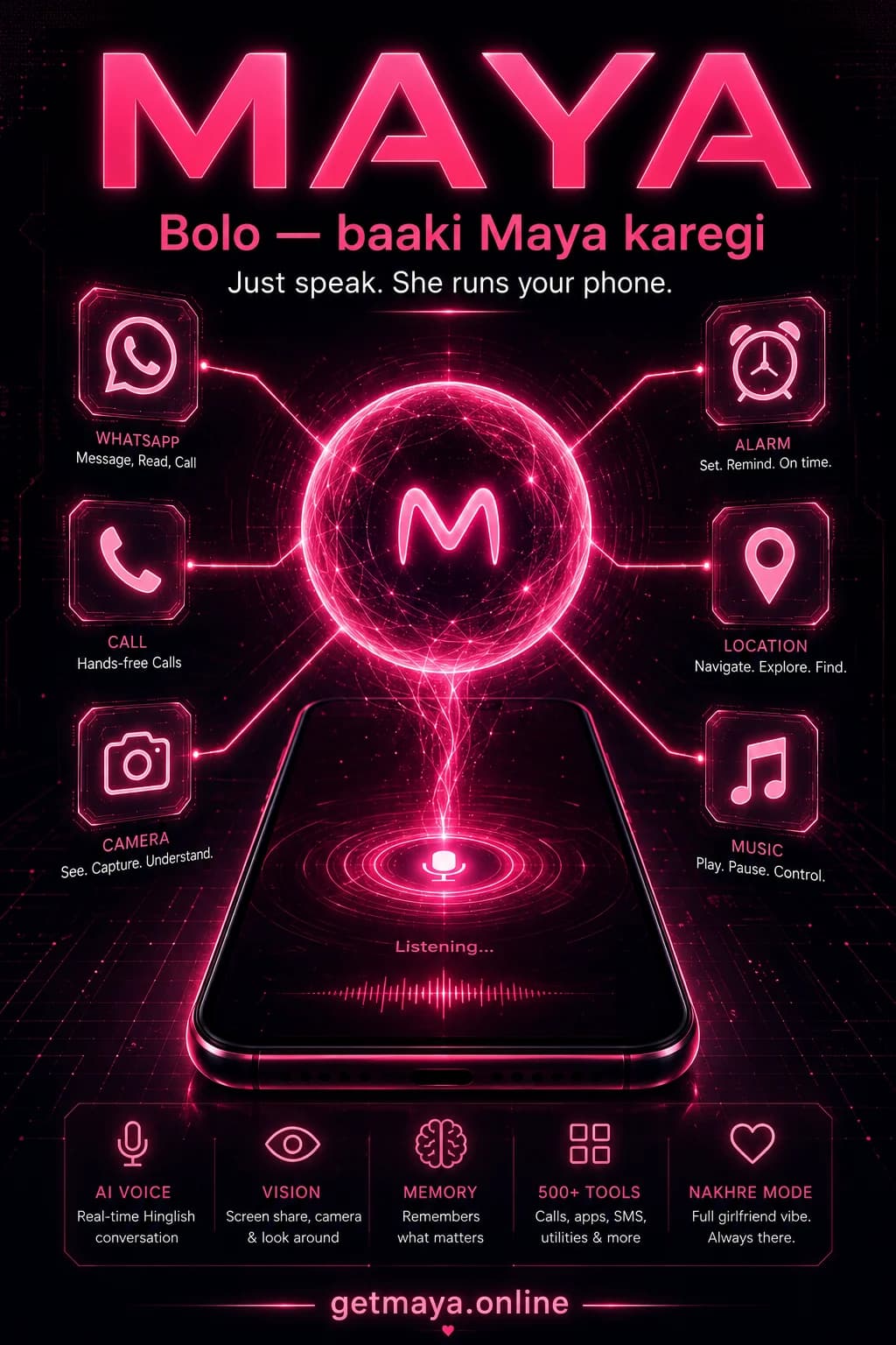 Maya for Android — just speak, she runs your phone