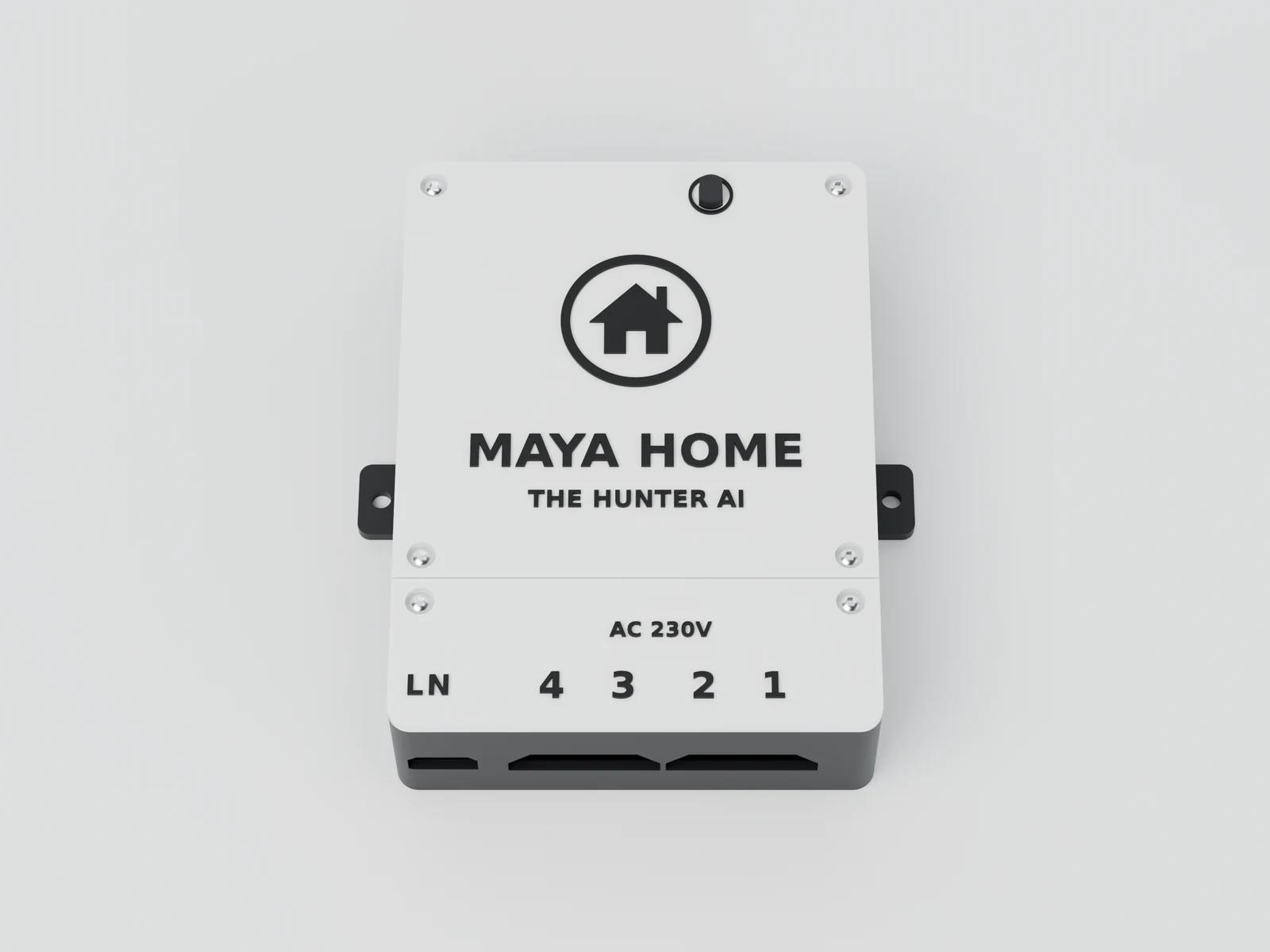 The MAYA HOME box seen from above